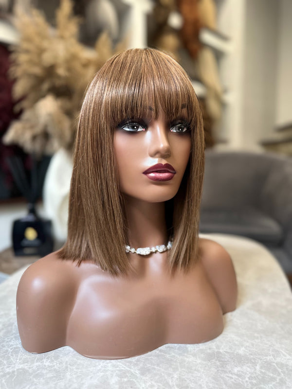 Eredeti világosbarna paróka