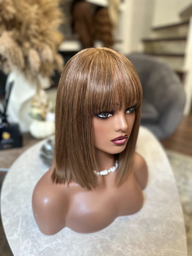 Eredeti világosbarna paróka