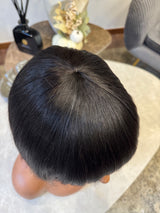 Fekete kevertszálas paróka