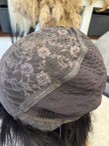 Fekete kevertszálas paróka