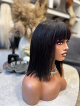 Fekete kevertszálas paróka