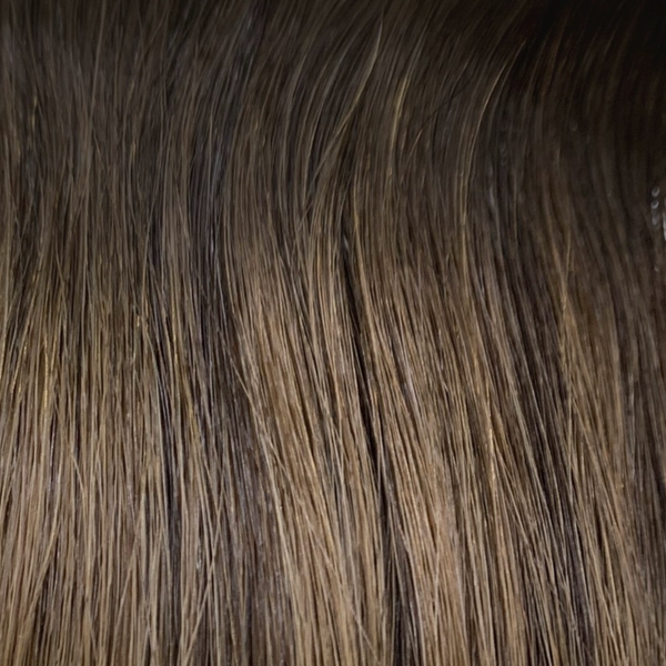 Hamvas Sötétbarna Balayage csatos póthaj