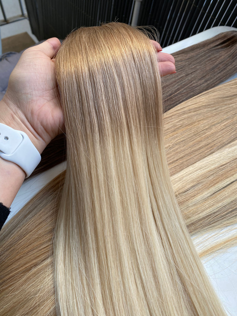 Ombre szőke csatos póthaj - Cliplove póthaj