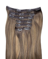 Hamvasbarna Balayage csatos póthaj - Cliplove póthaj